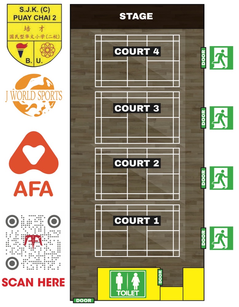 Dewan Badminton SJK(C) Puay Chai 2 - Photo 4